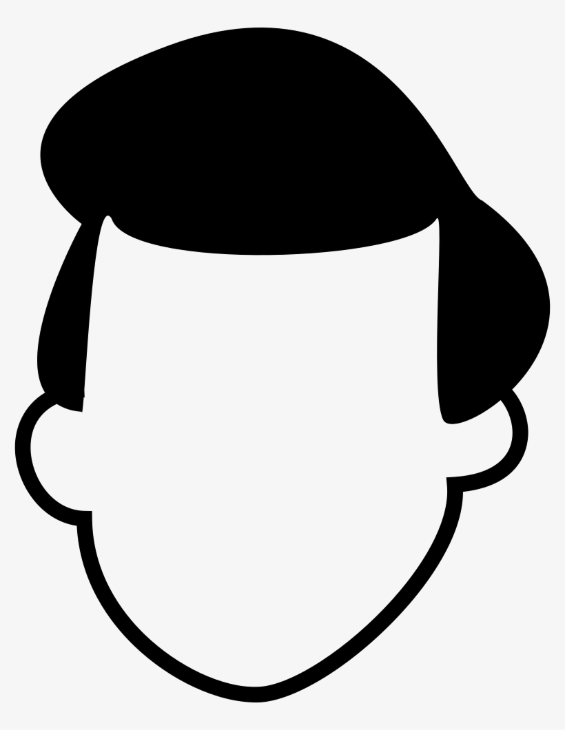 Male Head With Hair Comments - Male Head Logo, transparent png #597580