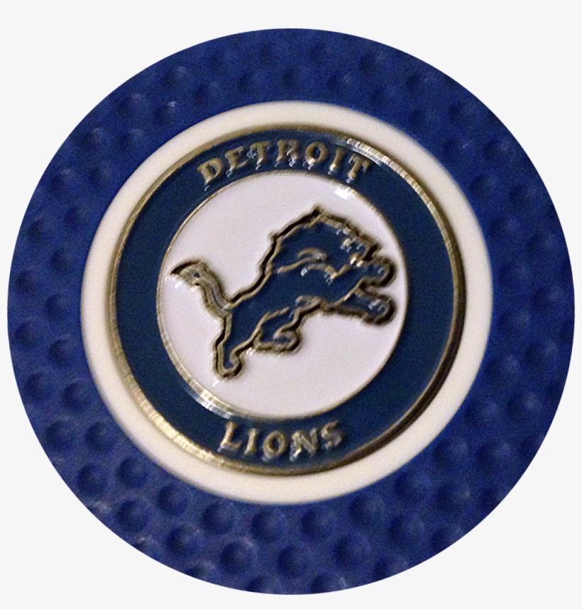Golf Ball Marker Nfl Detroit Lions - Detroit, transparent png #597582