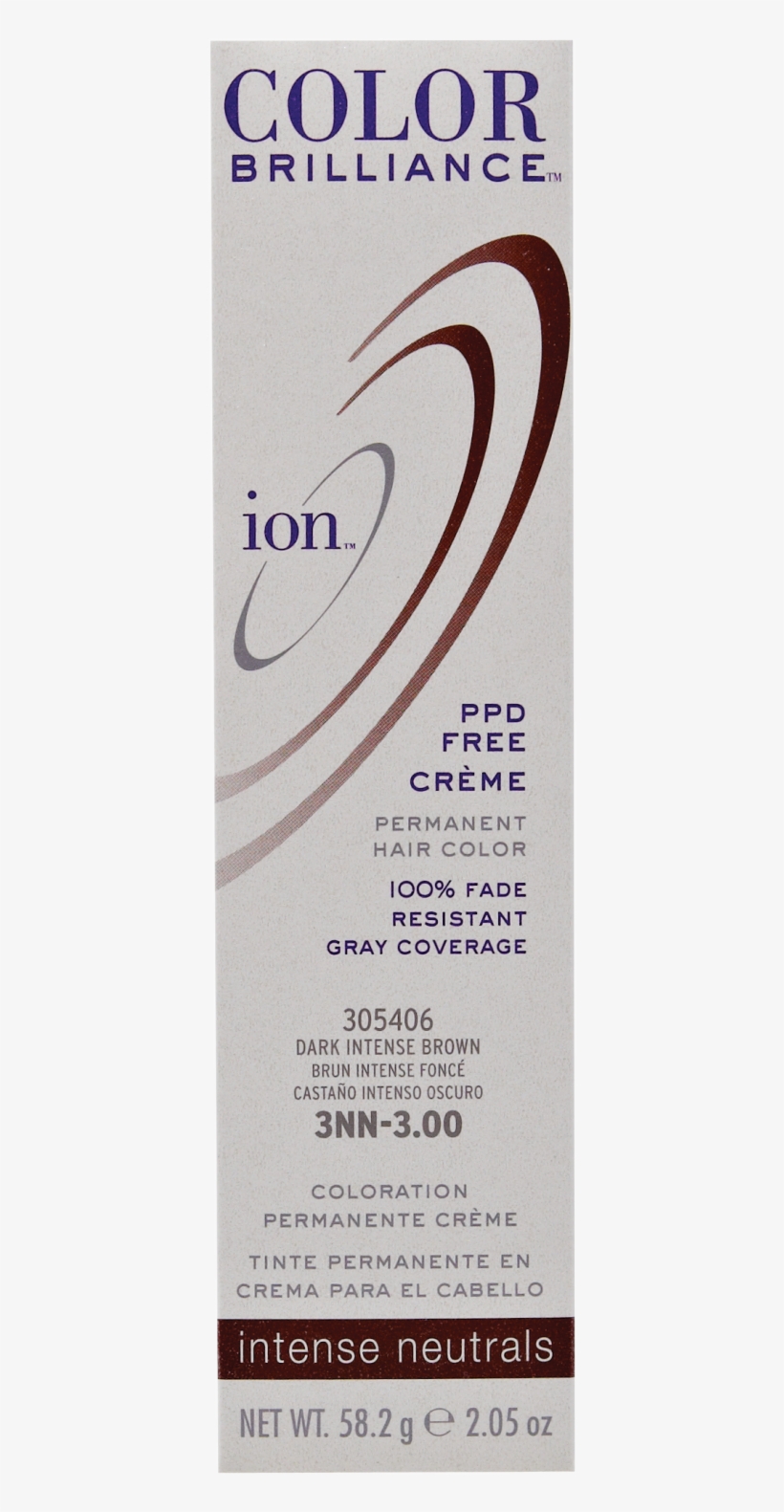 Ion 3nn Dark Intense Brown Permanent Creme Hair Color Ion Color