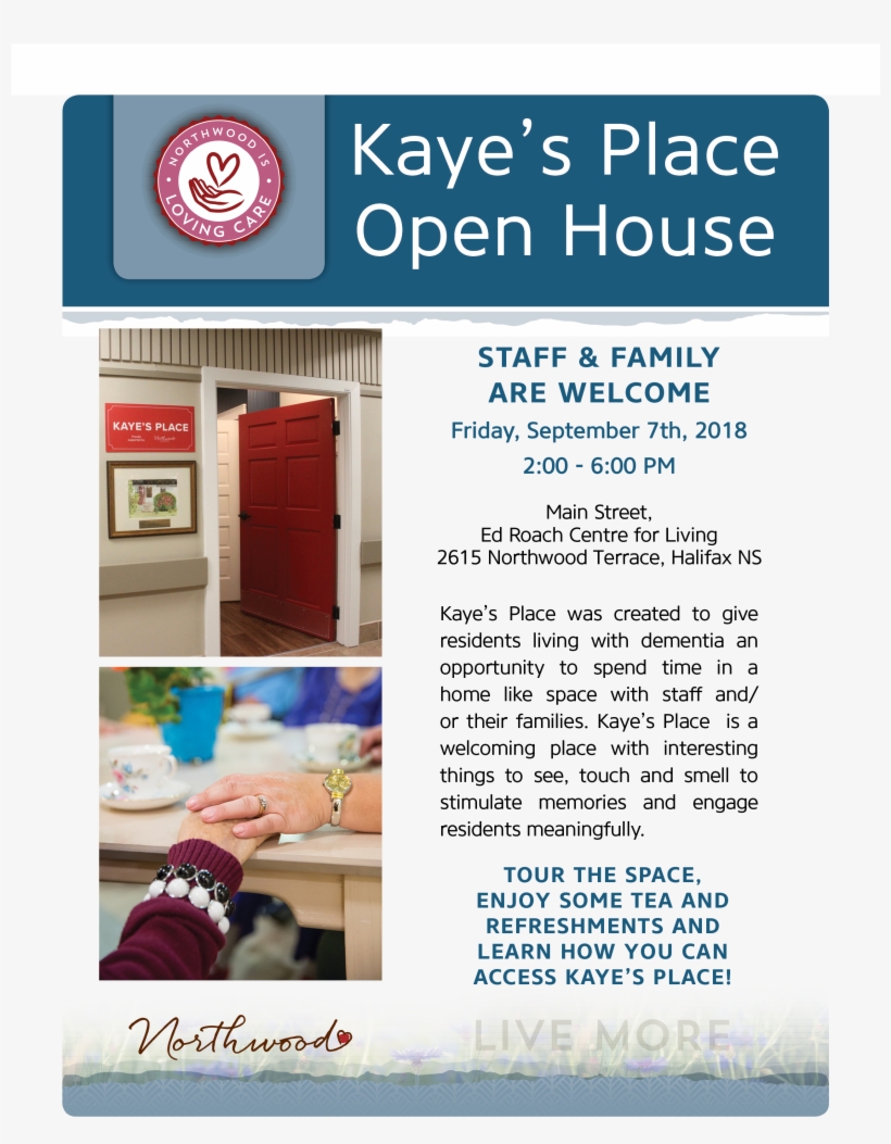 Kaye's Place Open House - Flyer, transparent png #597719