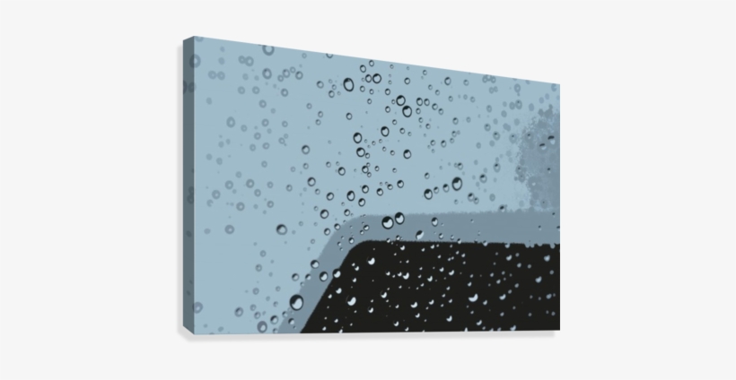 Raindrops 8 Canvas Print - Drop, transparent png #597840