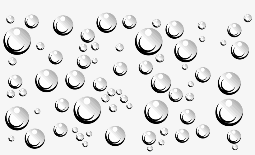 Rain Drops At Getdrawings - Clipart Of Dew In Black And White, transparent png #597996