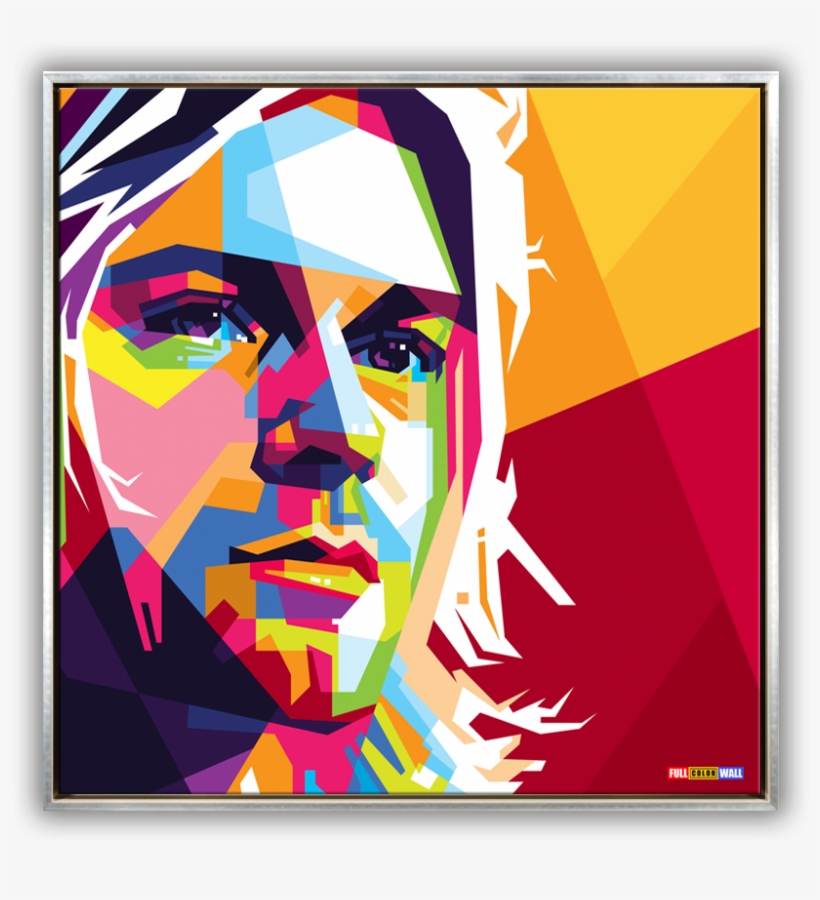 Artwork Design Is Property Of Fullcolorwall - Wpap Art Kurt Cobain, transparent png #598534