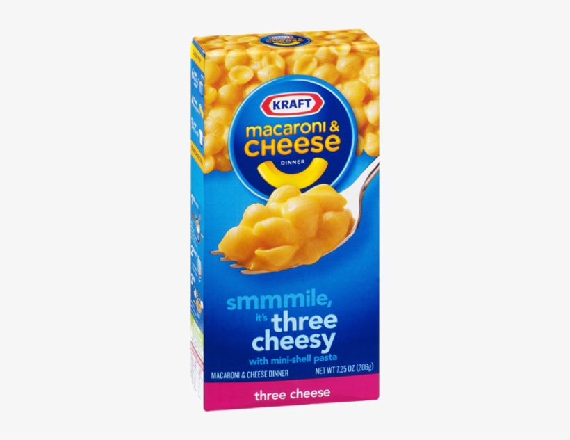 Kraft Mac And Cheese Dinner 3 Cheese, transparent png #598692