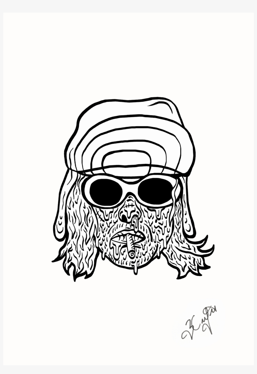 Black Label Cobain - Picture Frame, transparent png #598779