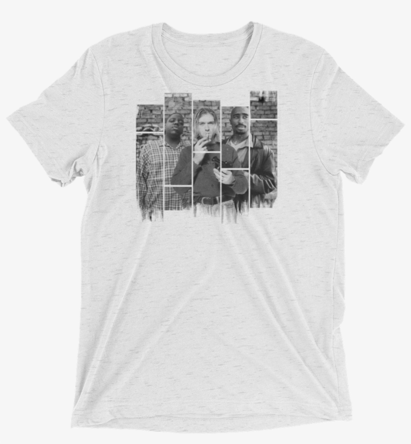 Kurt Cobain Icons Shirt - 90's Style Tri-blend, transparent png #598977