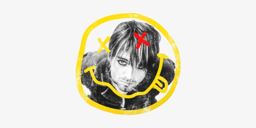 Nirvana Logo Smile Face Kurt Cobain - Circle, transparent png #599306