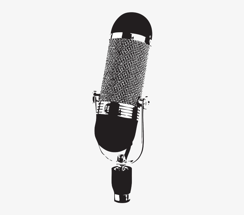 Old, Microphone, Record, Sound, Antique, Speak, Mic - Aea R84 Versatile Large Ribbon Microphone, transparent png #599583