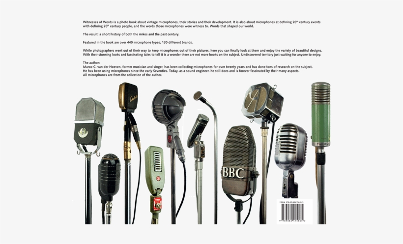 Wow Back Cover - Microphones Over The Years, transparent png #599717