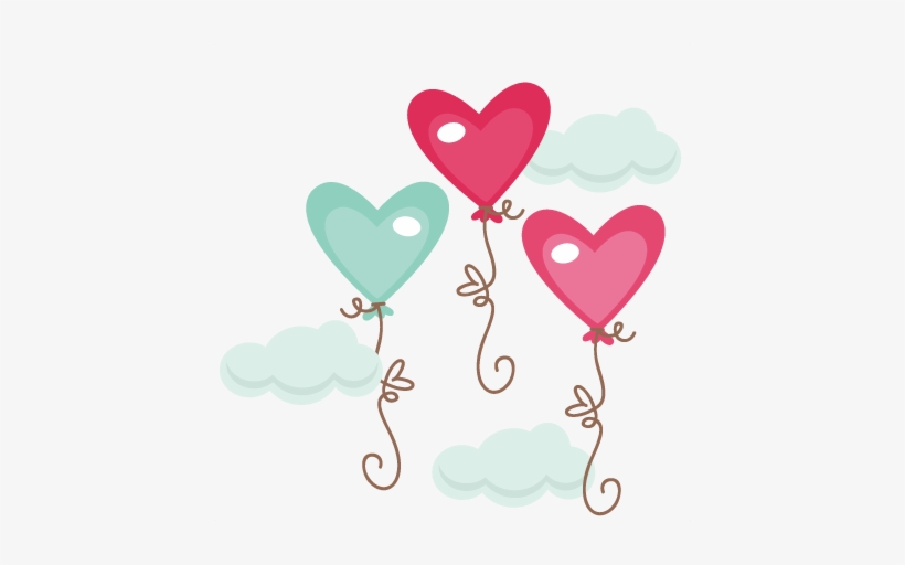 Heart Balloons Svg Cutting Files Heart Balloons Svg - Scalable Vector Graphics, transparent png #599767