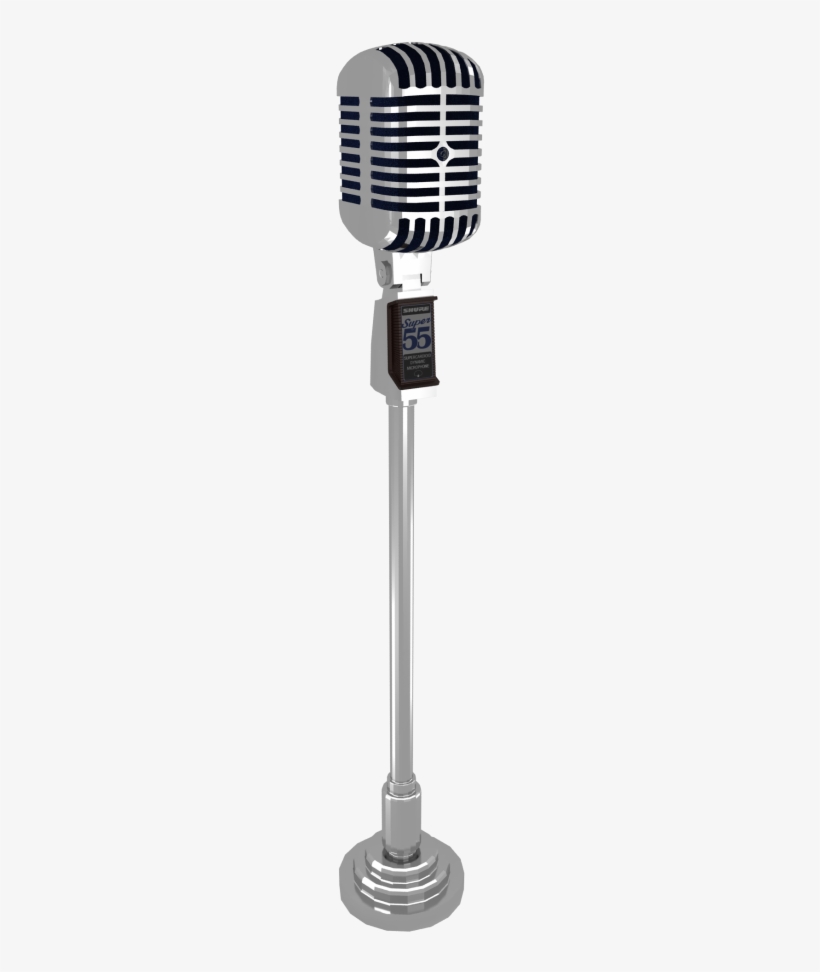 Vintage Microphone Png - Vintage Microphone Stand Png, transparent png #599825
