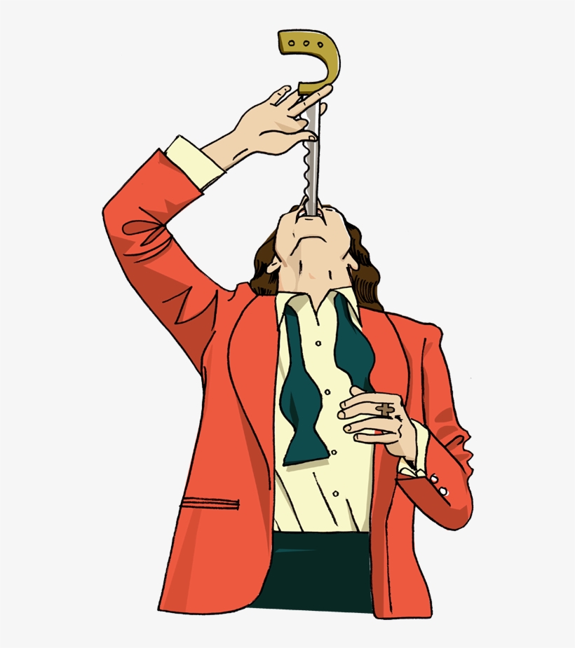 The World's Most Famous Sword Swallower On Becoming - Sword Swallowing, transparent png #599851