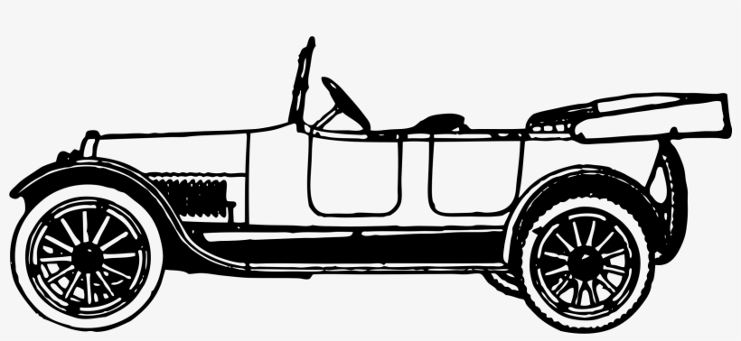 28 Collection Of Vintage Car Clipart - Old Car Clip Art, transparent png #599945