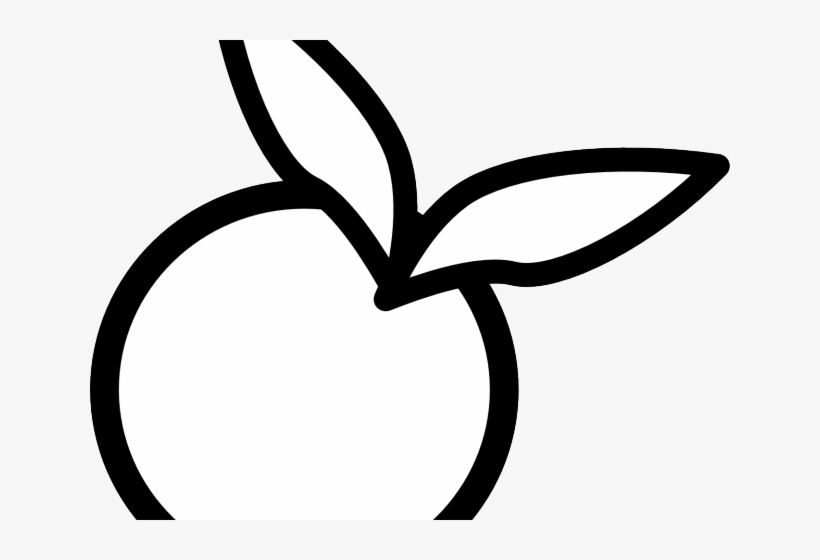 Peach Flower Clipart Orange - Look Mi Orange Black And White Personality Outdoor, transparent png #5900353