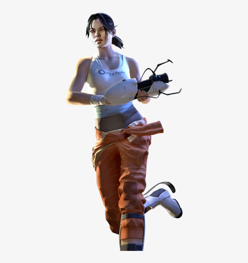 Chell Is The Female Version Of Gordon Freeman's Role - Chell Portal, transparent png #5900615