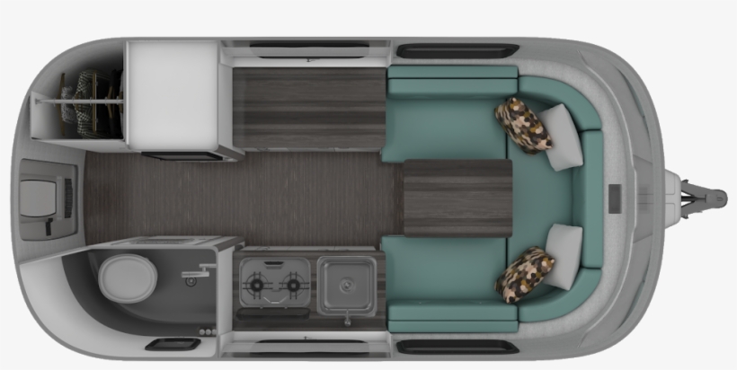 While Nest's Fiberglass Shell Is A Departure For The - Airstream Nest, transparent png #5900838