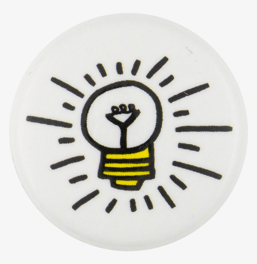 Keith Haring Lightbulb - Keith Haring Light Bulb, transparent png #5901858
