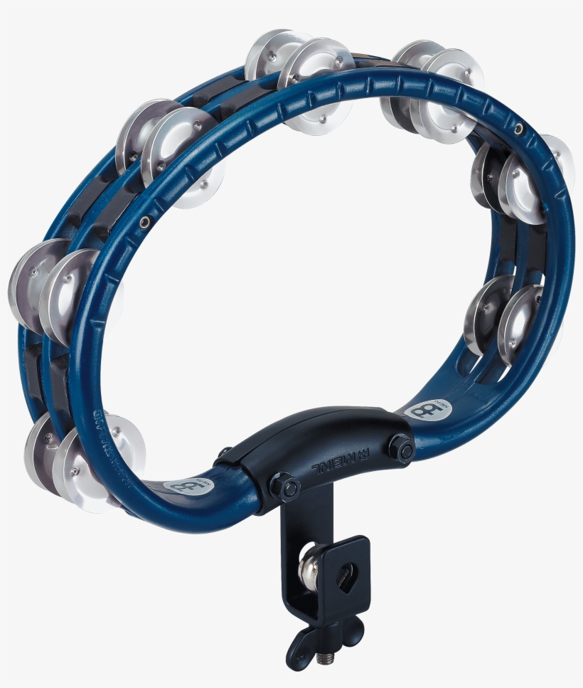 Mountable Traditional Abs Tambourine, Aluminum Jingles - Meinl Tmt2a-b Drummer Tambourine, transparent png #5902098