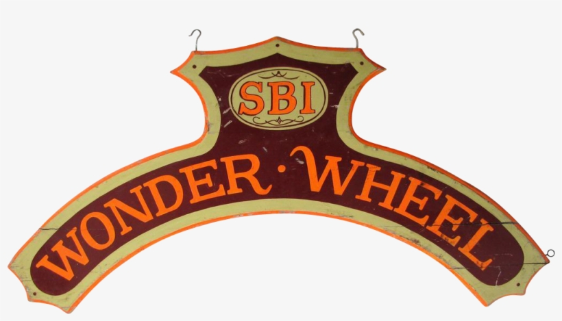 Vintage Painted Wooden Carnival Game Wheel Or Ride - Wheel, transparent png #5902278