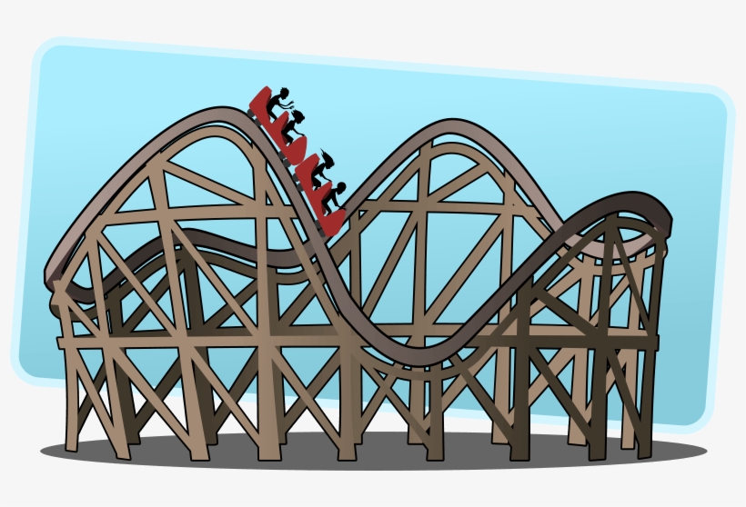 Roller Coaster - Amusement Park Roller Coaster Clipart, transparent png #5902325