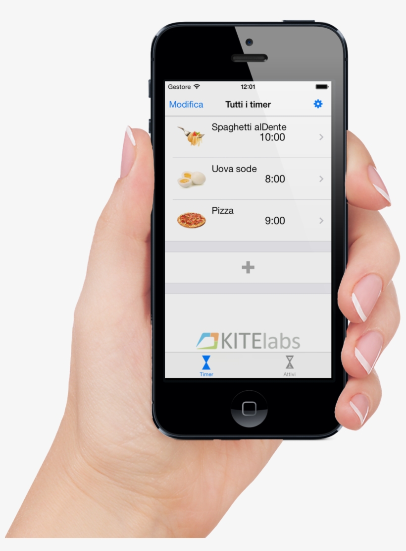 Iphone 5 In Hand - Dbs Paylah, transparent png #5903047