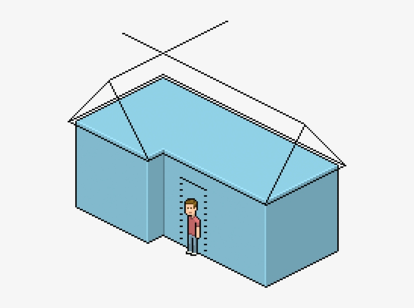 Now Let's Merge These Roof Lines Together Then Alt‑nudge, - Draw Isometric Roof, transparent png #5903141
