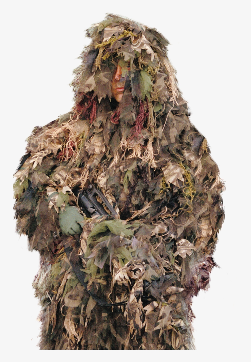Chameleon Full Body Ghillie Suit, transparent png #5903378