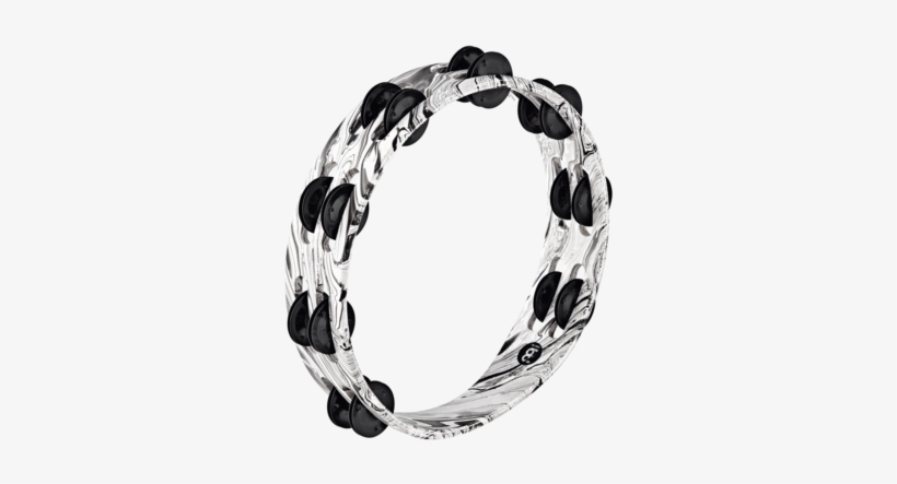 Meinl Ta2bk Whm Wood Tambourine - Meinl Wood Tambourine Black Plated Steel Jingles 2, transparent png #5903556