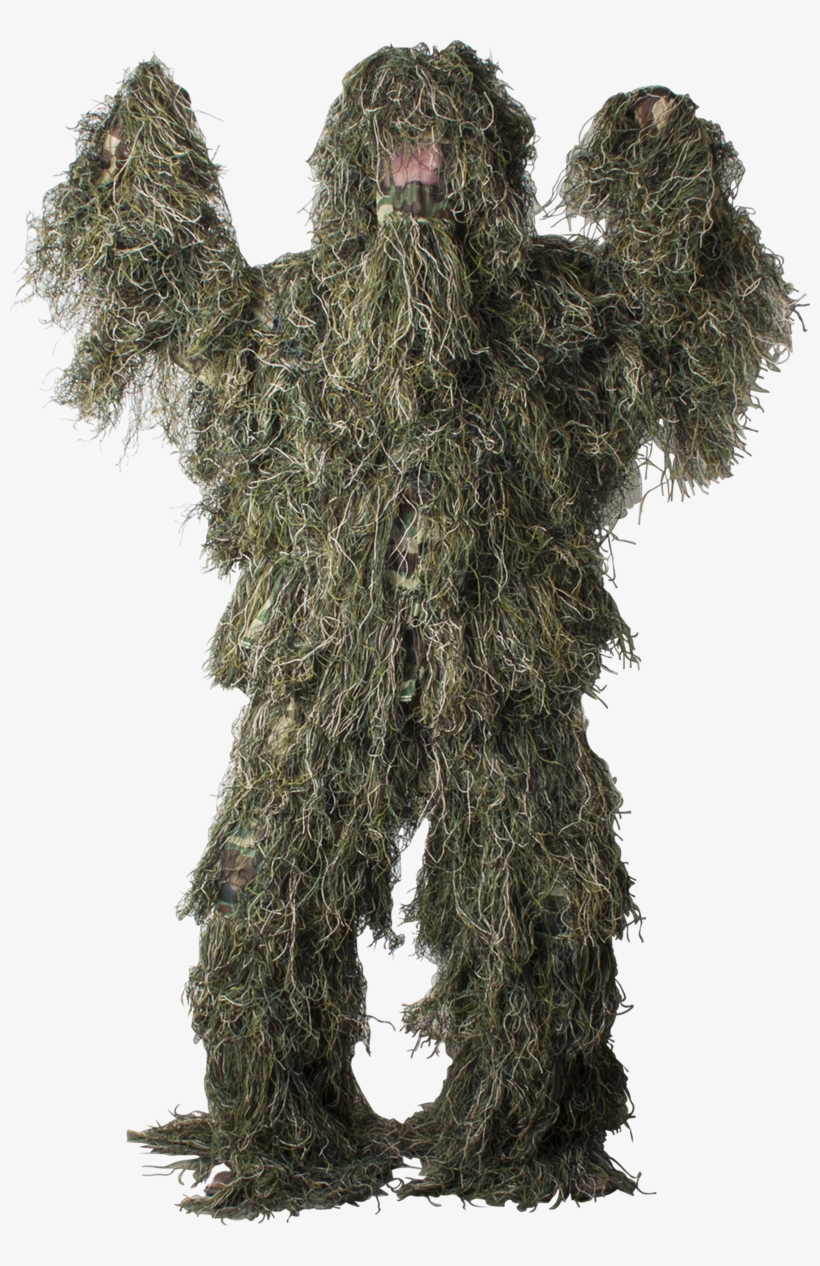 Ghille Suit - Ghillie Dräkt, transparent png #5903613