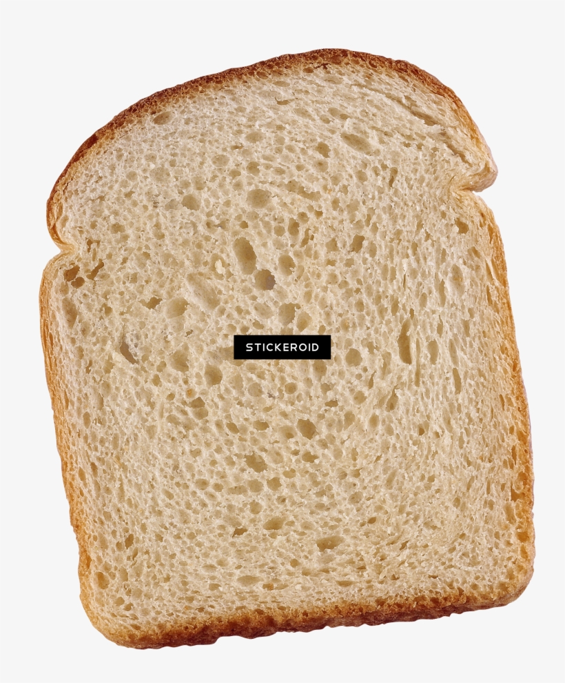Bread - Slice White Bread Png, transparent png #5903702