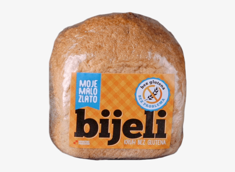 White Bread - Kruh Bez Glutena Mlinar, transparent png #5904149