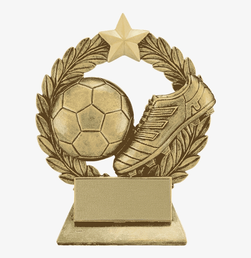 Garland Soccer Resin Trophy - Trophy, transparent png #5904971