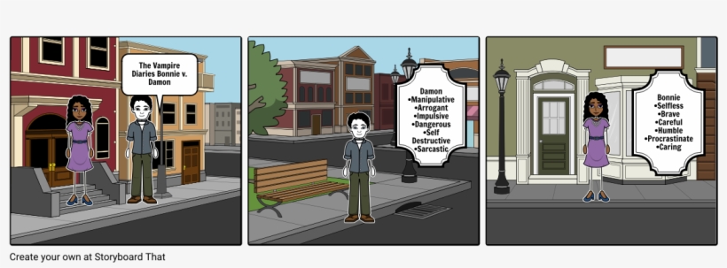 Vampire Diaries Story Board Nicole Lajara - Inside Out And Back Again Summary, transparent png #5905688