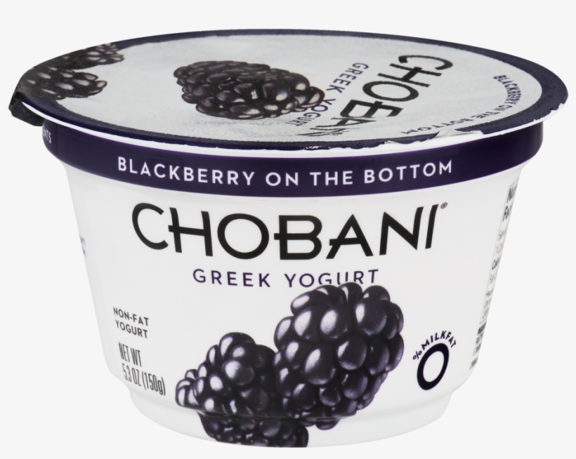 Chobani Greek Yogurt Blackberry,, transparent png #5907032
