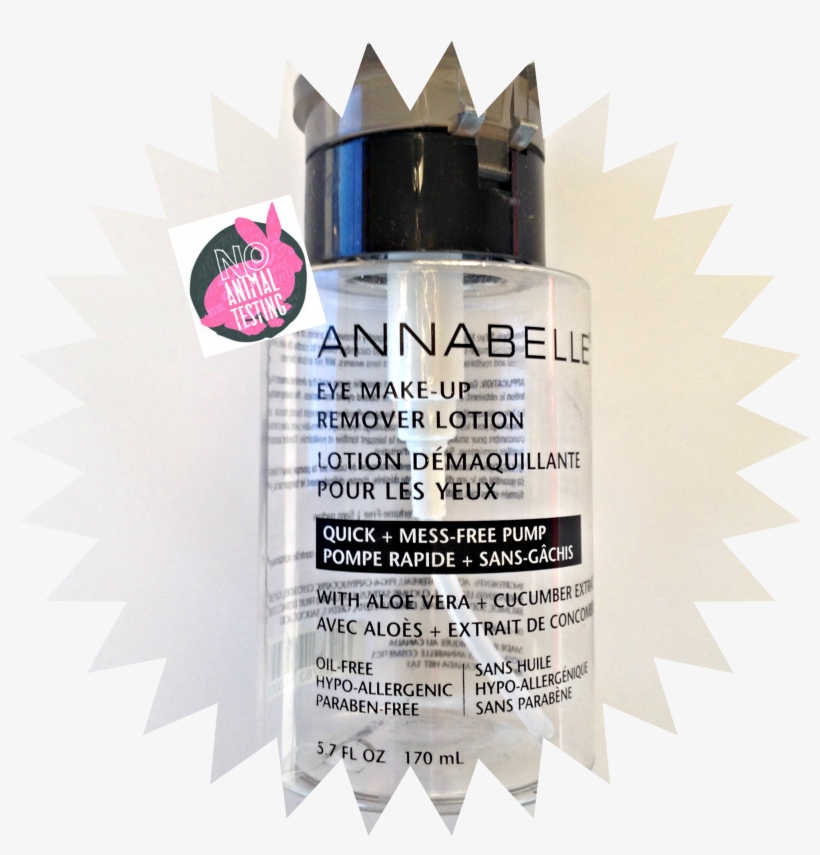 Annabelle Eye Make-up Remover *lotion* - Cleanser, transparent png #5908903