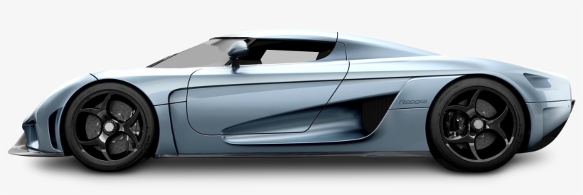 Blue Koeninsegg Regera Car Png Image - Koenigsegg Regera Side View, transparent png #5909187