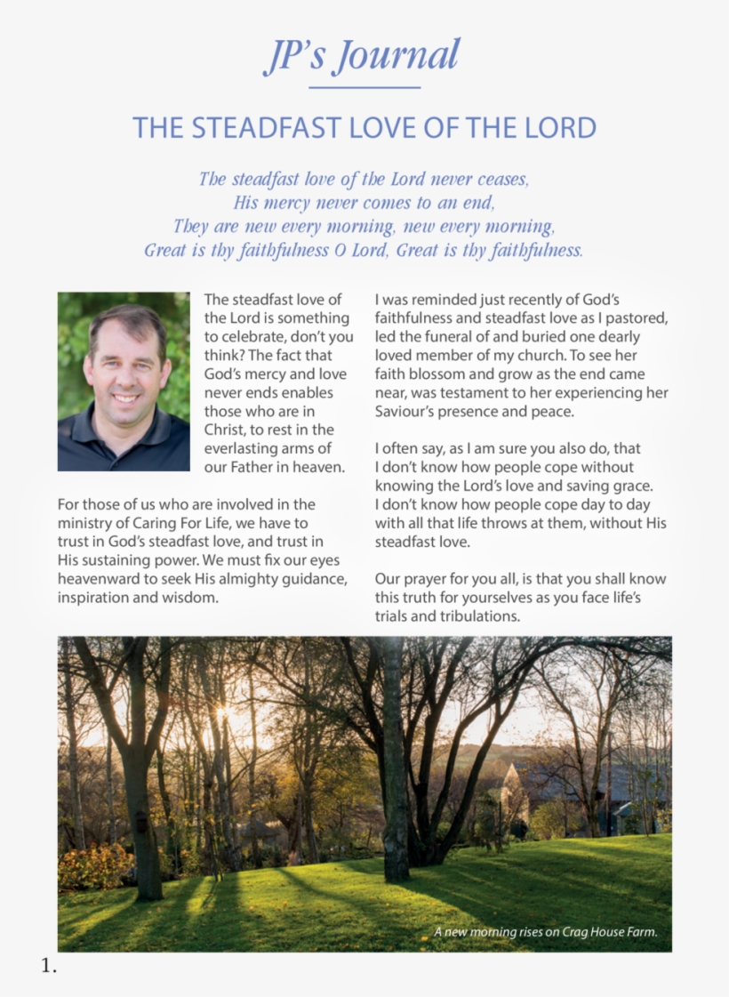 Jp S Journal The Steadfast Love Of The Lord The Steadfast - Grass, transparent png #5909711