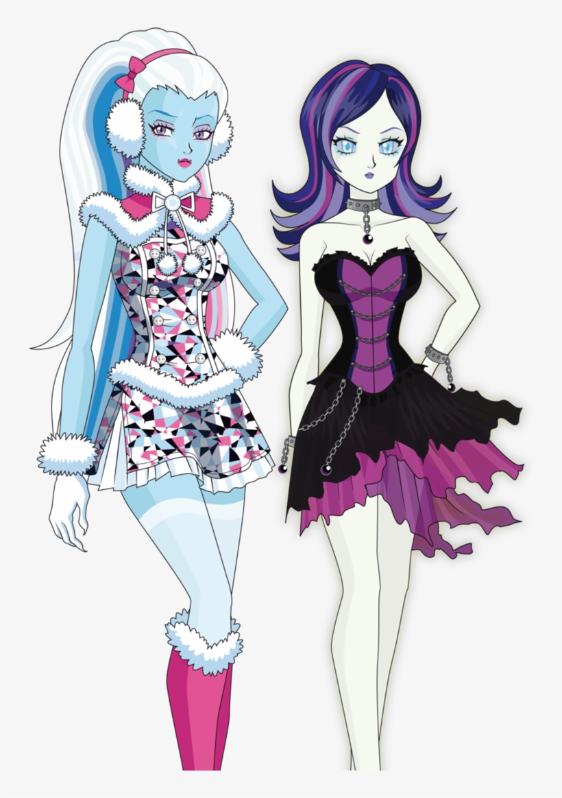 Monster High Hintergrund Possibly Containing Anime - Spectra Vondergeist And Abbey Bominable, transparent png #5910161