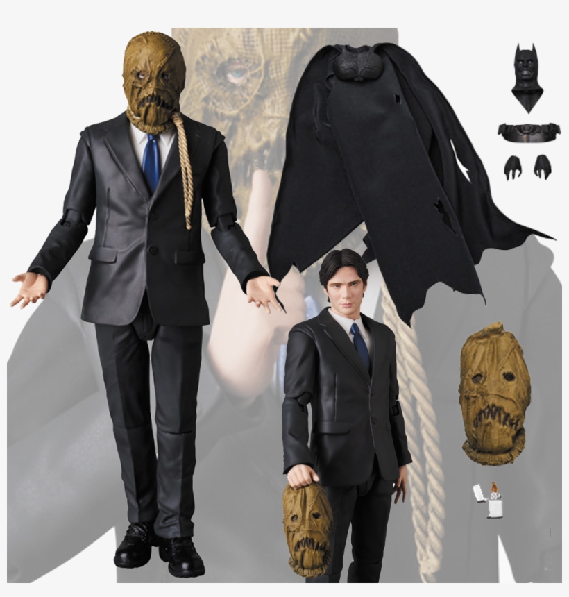 059 Scarecrow Batman Begins - Mafex Batman Begins: Scarecrow, transparent png #5911509