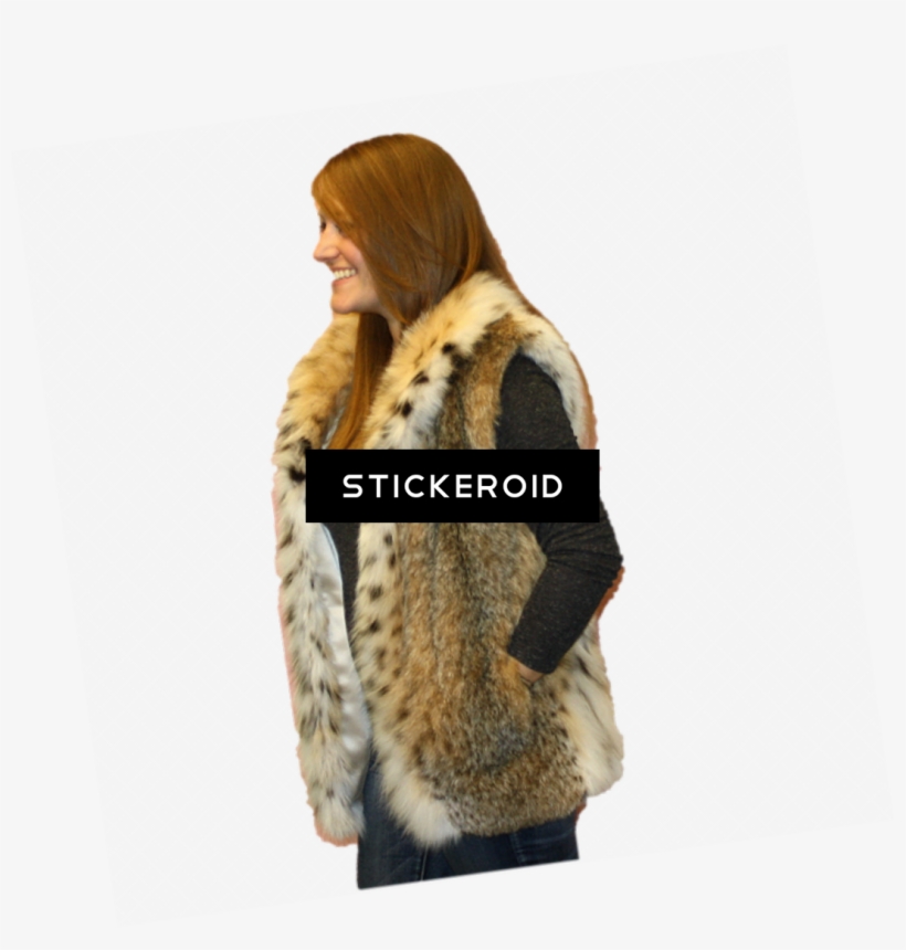 Fur Lined Leather Jacket Clothing Winterwear - Fur Clothing, transparent png #5911809
