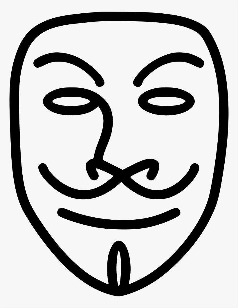 V For Vendetta Png - Vendetta Icon Logo, transparent png #5912384