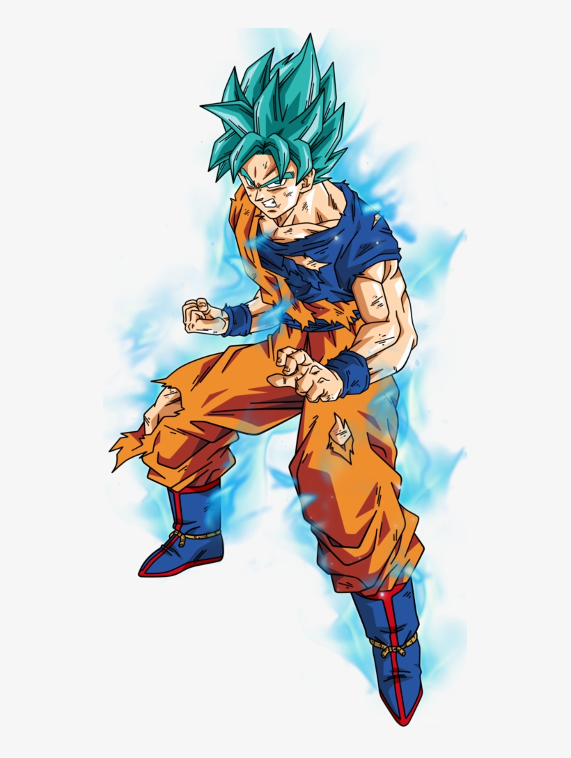 Goku Super Saiyan Blue By Bardocksonic-darfyzr - Son Goku E Vegeta, transparent png #5913059