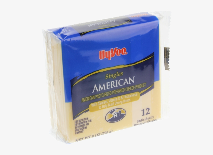 Hy-vee Singles American Cheese 12ct, transparent png #5913109