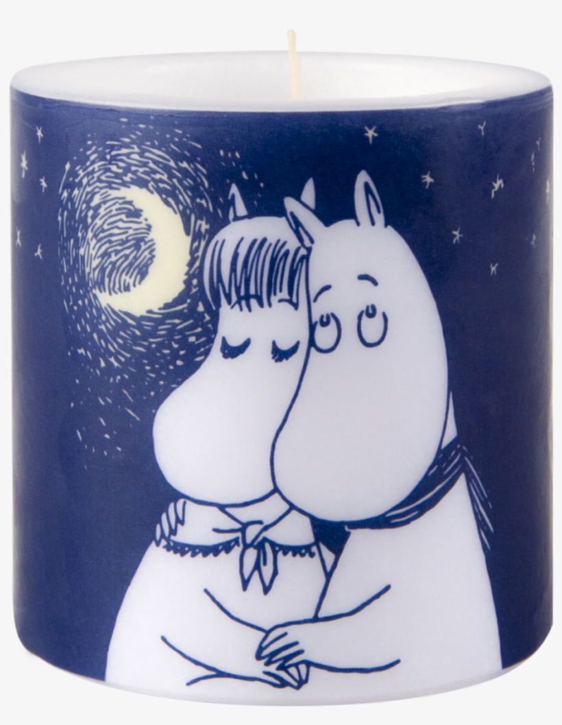 Muurla Moomin Winter Romance Candle 8cm - Candle, transparent png #5913479