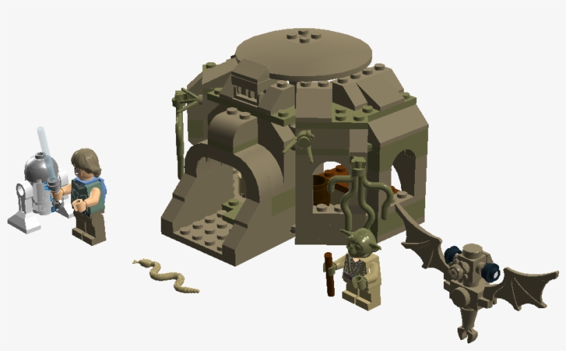 Star Wars Dagobah Hut - Lego Star Wars, transparent png #5913837