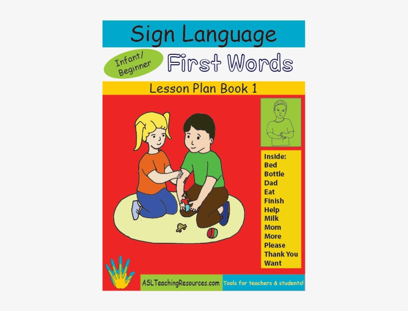 1 Lpb First Signs Asl Lesson Plan Book - Baby Sign Language, transparent png #5914190