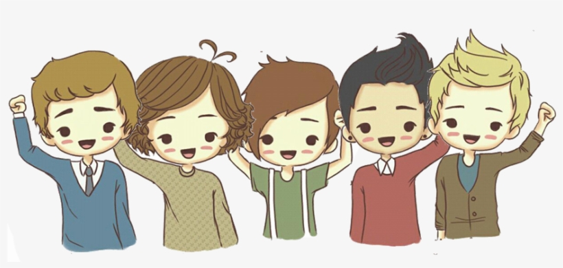Muñequitos Png One Direction - One Direction Caricatura, transparent png #5914645