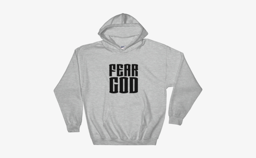 Fear God Hooded Sweatshirt, transparent png #5914817