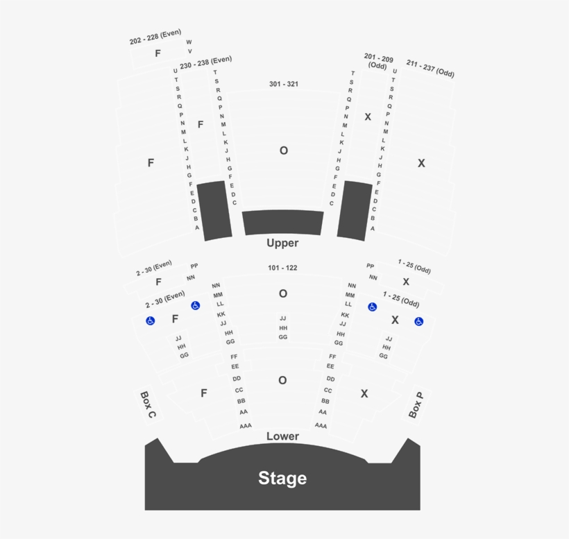 Foxwoods Concert Seating Chart