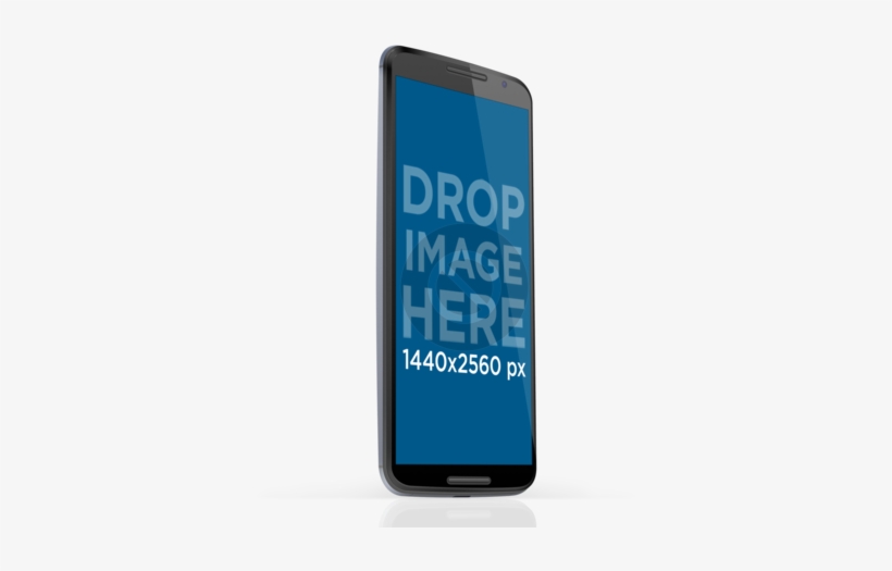 Android Png Mockup Of Black Nexus 6 Over Clear Background - Android, transparent png #5915208